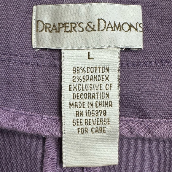 Draper’s & Damon’s Jacket Size L Purple Evening Beaded Blazer - Picture 15 of 16
